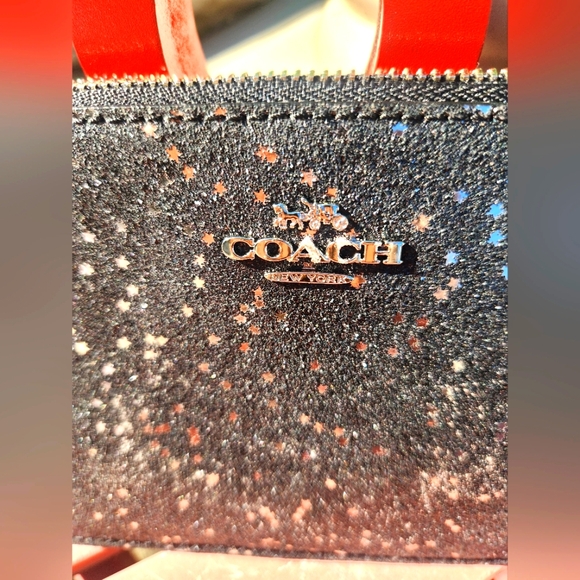 Coach Black Glitter Wristlet & Mirror Bundle - Picture 9 of 10